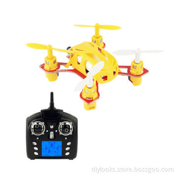 Hot Mini Nano-sized RC Quadcopter Aircraft, 4-channel 3D Rotation, 2.4GHz Radio Control w/ LED Light
